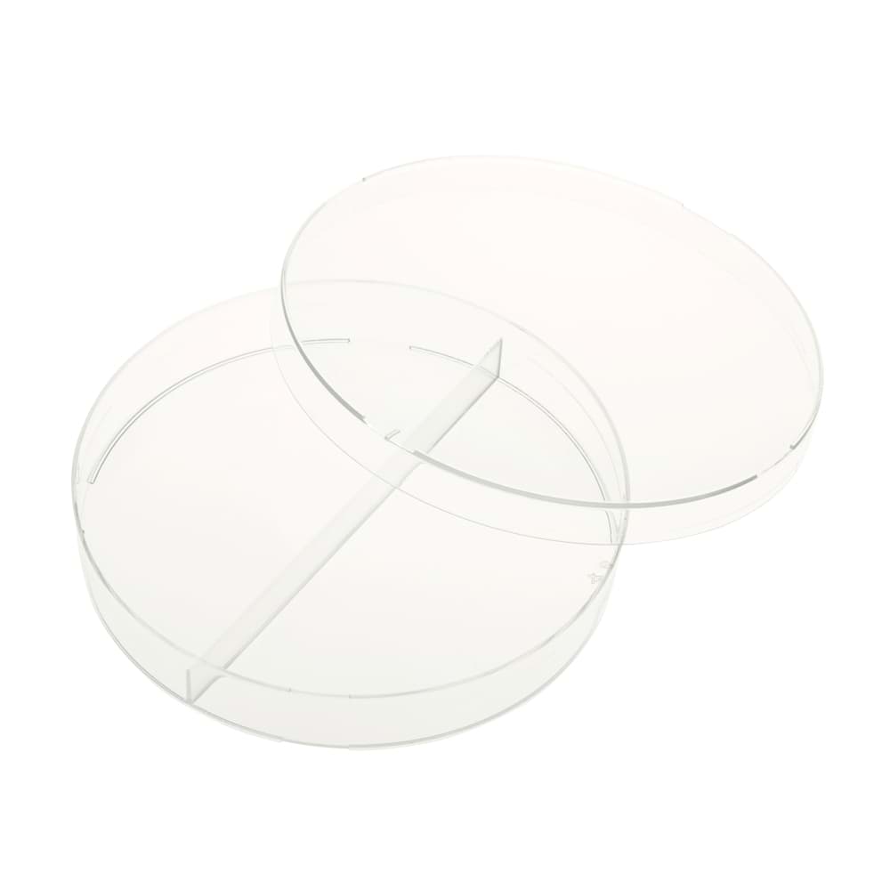 Picture of CultureStar 100mm x 15mm Petri Dish, 2 Compartments, Sterile - 25x20